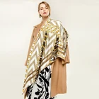 Neck Shawl Wholesale Custom Digital Printing 90*180 Cm Neck Decoration Square Shawl Satin Silk Scarf Women