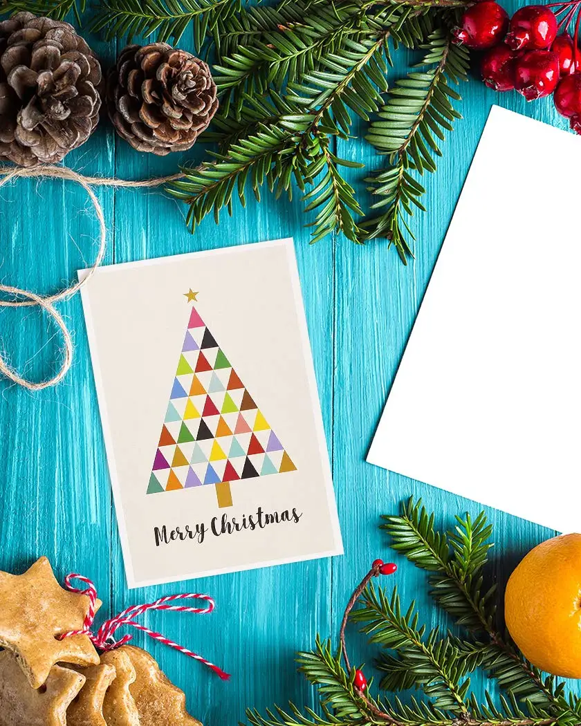 wholesale creative merry christmas kids mini greeting thank you