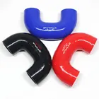 Silicone Tubing High Pressure Aramid Fabric Reinforced Silicone Hose 180 Degree U Shape Silicone Tubing