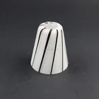 cylinder tube shape black and white color for home glass lamp shade