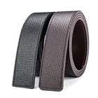 High Quality Embossed Cow Leather Belt Strap for Interchangeable Buckle 1 1/2"