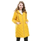 Wearing a hat down jacket Woman warm down jacket And Waterproof Down Coat