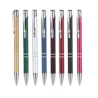 Office Supply Retractable Rolling Plastic Gel Pens Metal Custom Logo Ballpoint Pen