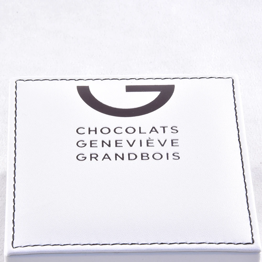 high-end custom logo luxury leather small gift packaging/sto