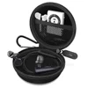 Custom Travel Cute Waterproof Cable Protective Holder Storage Bags Zipper PU Leather EVA Hard Case Earphone