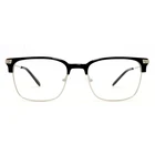lunettes optic cellulose acetate eyewear designers eyeglasses frames half rim glasses frame for men