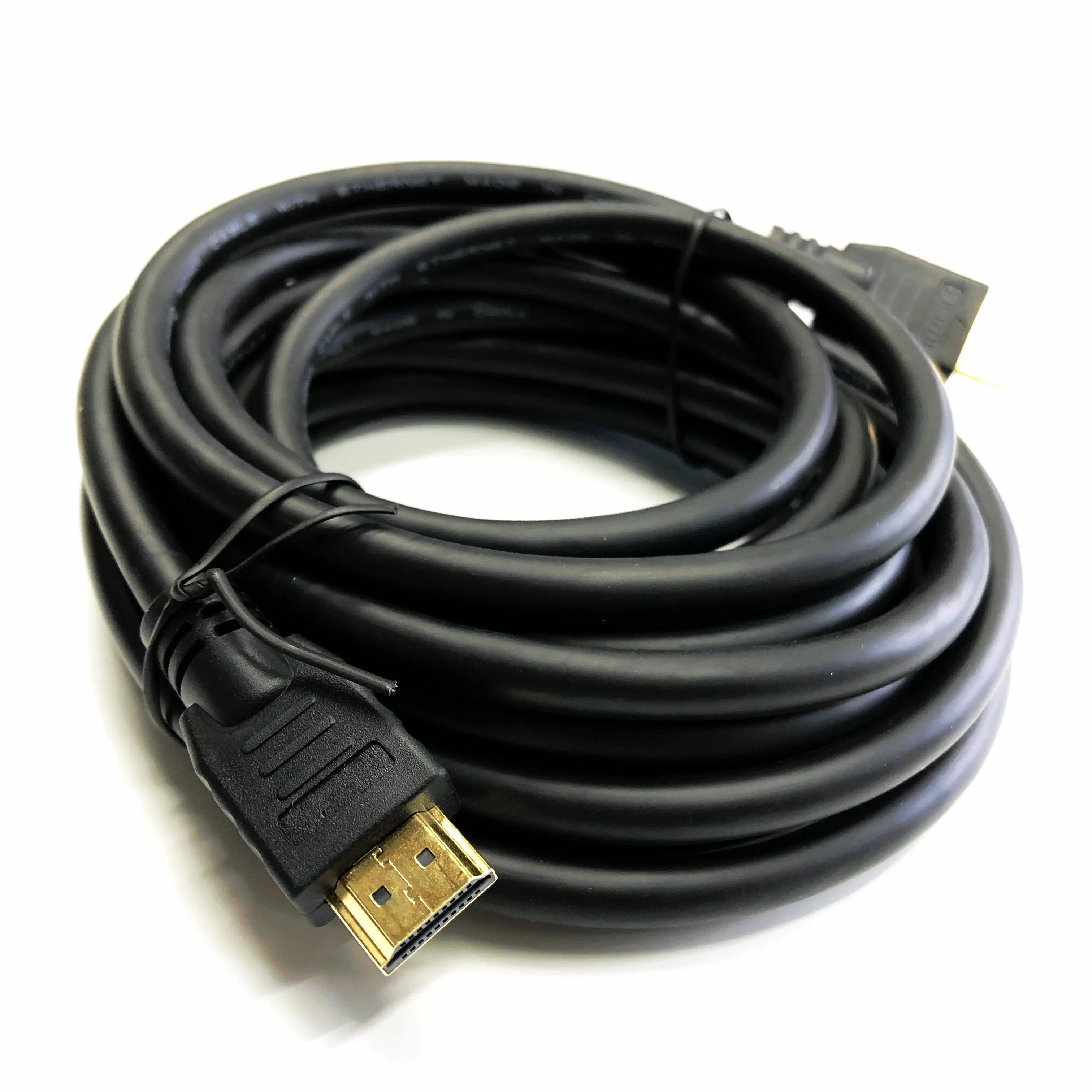 Super PRO AV Factory Price cable hdmi 10 metros Black PVC Jacket Gold Plated 1080P 3D best hdmi cable 10m - ANKUX.COM