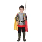 Halloween Party Costume For Kids Cosplay Soldier Clothes Roman Warrior Suit B-0072