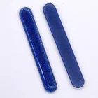 Amazon Selling Royal Blue Glitter Nano Glass Nail File with Polishing