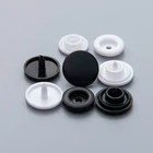 White closure garment custom clothes plastic snap buttons