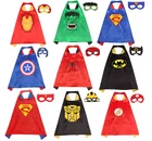 Kids Cape Capes Halloween Costume Kids Party Super Hero Cape And Mask Superhero Capes And Masks