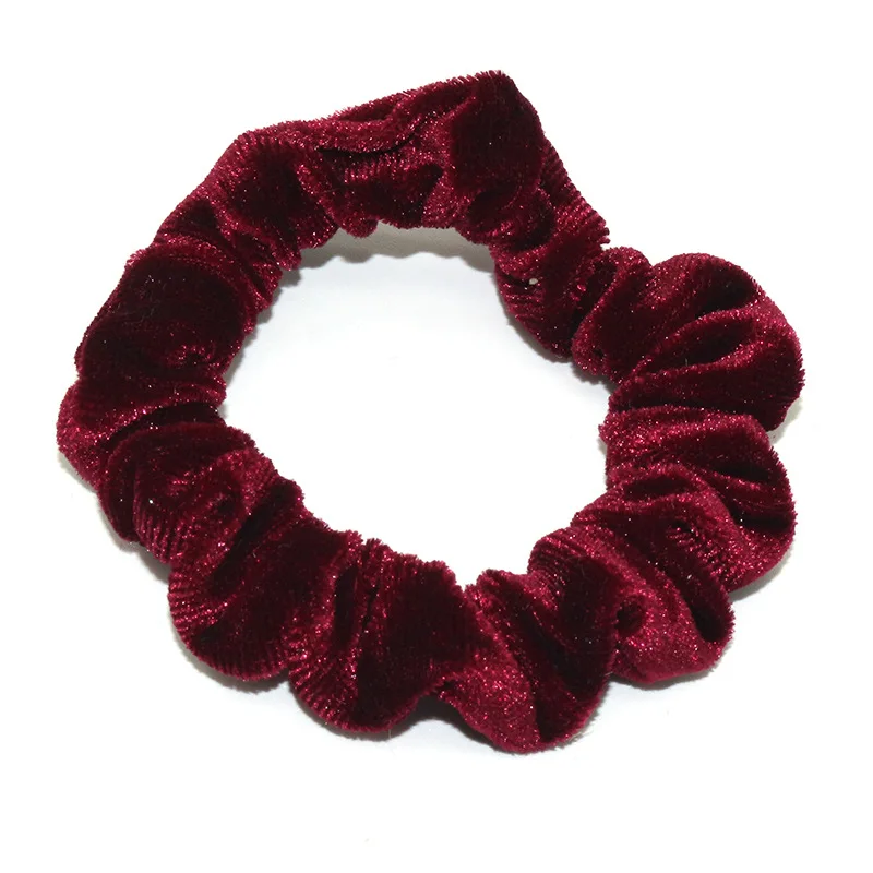 Fashion Korea Hair Scrunchies Velvet Elastic Hair Tie Scrunchy Bands Tie Rope Scrunchie Women Girls Hair Accessories