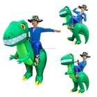 Commercial inflatable dinosaur costume halloween party animatronic dinosaur for cosplay for sales kids boys
