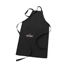 wholesale custom logo cotton pattern woman apron with pocket