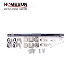 Two-way Hanging Door Damper Sliding Door System