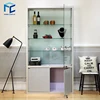 mobile phone accessories display cabinet/display stand for mobile accessories/slat wall display cabinet for mobile accessories