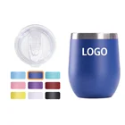 Tumbler Price 12oz Stainless Steel Win Tumbler Factory Price Wholesale Custom Travel Wine Tumbler With Lid Straw