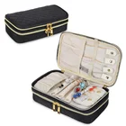 Leather Jewelry Box Storage Box Ring Display Case Jewelry Organizer
