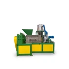 Washed plastic PP PE film squeezing granulator machine/waste plastic recycling drying plant