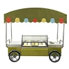 italian vintage beach electric mobile food ice cream slush cart with wheels