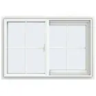 American Low-E Glass Vinyl Sliding Window Door Glass Windows