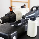 Battery powered portable cordless fogger automatic mist handheld electric spray gun