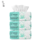 Used Towel Disposable Tissue For Sensitive Skin 100% Pure Cotton Facial Tissue Used As Cleaning Towel And Makeup Remover