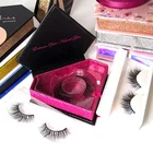 mink eyelashes package box vendor 25mm 3D extension mink eyelashes
