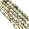 Natural Tree Agate or Yellow Jasper Faceted Round Loose Bead Gemstone for Jewelry Making & Design AAA-Quality 16inch