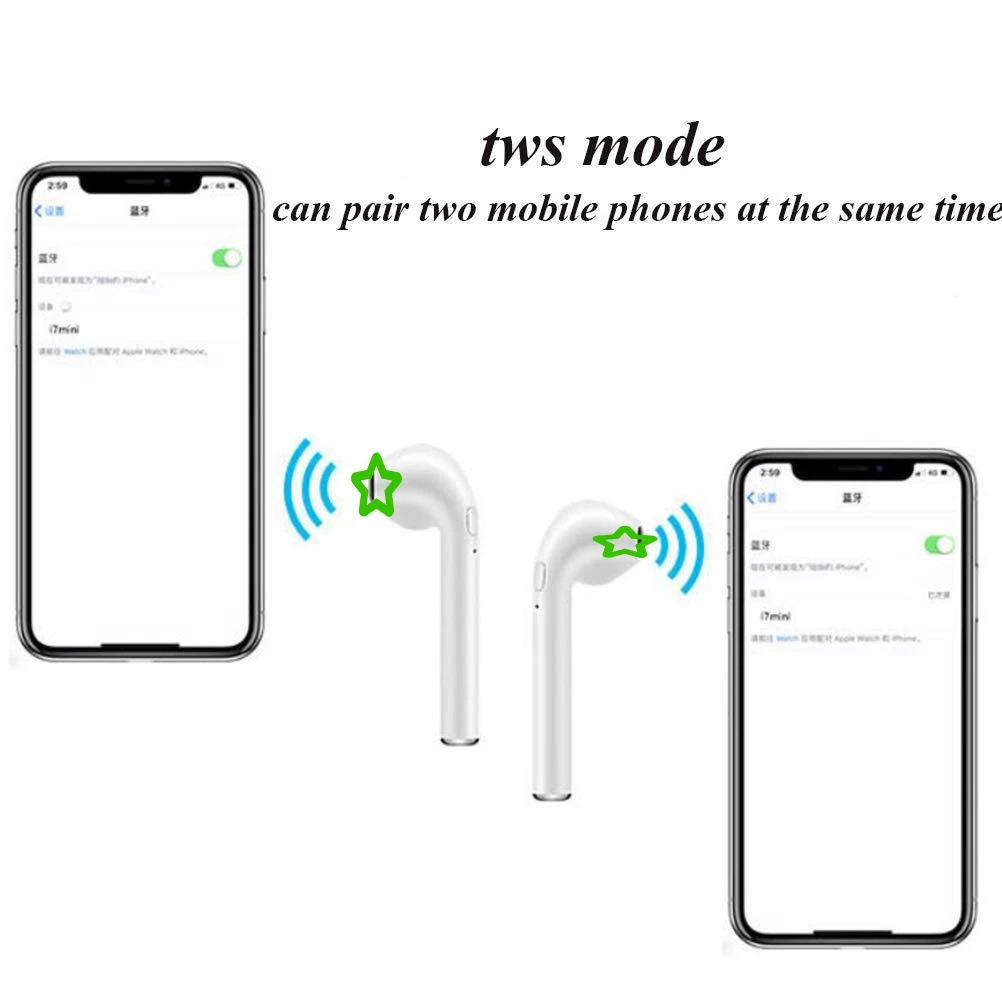 best selling products 2019 in usa earbuds wireless earphone & headphone i7s tws i8 tws i9 tws - ANKUX.COM