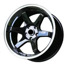 Cheap price 5 holes 5 spoke 15 16 17 19 20 inch chrome sport auto part aluminum alloy car wheels rim