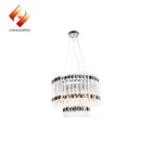 Top design iron and glass parts big luxury hotel chandelier lighting