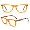 Ready stock bright color mosaic temples eyewear from china