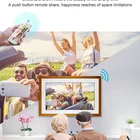 LCD Screen Usingwin 32 Inch Android OS HD 1920*1080 Wooden Digital Photo Frame with Video Loop for Oil Painting Effect