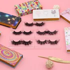 Mink Eyelash Eyelashes HICOCU Mink Eyelash Wholesale 5 Pair Lashbook Eyelashes Venders 100 Mink Eyelashes
