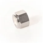 Stainless Steel SS316 Double Ferrules/Twin Ferrules 1/2" Inch or 10mm metric Tube Nuts sliver coat