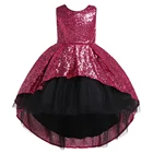 Latest Fancy Frocks Design Sequined Girl Dress Fashion Party Wear