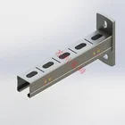 AISI Brackets Galvanized Dolid Steel Channel Dimensions Strut Channel Fittings Channel Brackets