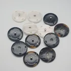 Fashion designs Sew-on Plastic Snaps Fasteners Press Studs Buttons Black White Color Snap button for Sewing Coat