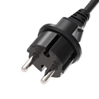 Heng-well High Quality 110v 220v Eu Plug Type European Standard Electric Extension Ac Power Cord Cable