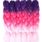 Synthetic Ombre Jumbo Braiding Hair Extensions For Black women