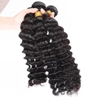 Raw black ethiopian virgin hair,loose deep wave human hair extension bangs,filipino hair virgin