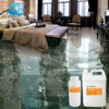 Self-leveling 100% Solid Two Part AB Gloss 3D Epoxy Floor Paint for Living Room