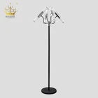 Glass living room designer handmade glass classic high end standing floor lamp sets vintage