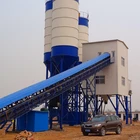 Best choice HZS120 cement mixing plan self loading concrete mixer and pump combine mini