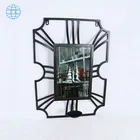 Personality modeling metal with mirror home background decoration wall art
