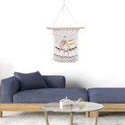 Home decorate art cotton rope handmade mactame tapestry bag
