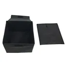 durable Non woven foldable storage box with cardboard in bottom