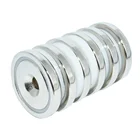 Holding Pot Magnet Dia. 36mm with Countersunk Hole 49kg Pulling Super Strong Neodymium Magnets for Iron Removal
