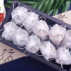 Non woven customized drawstring tea bag 9*10cm coffee bag filter tea bag for loose tea or power